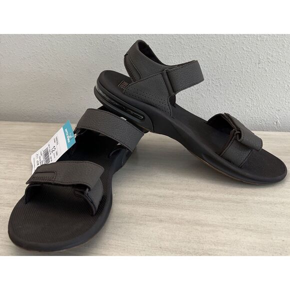 Reef CI6921 Fanning Baja Bottle Opener Sandals Men's Sz 12 Brown/Gum - Picture 1 of 14